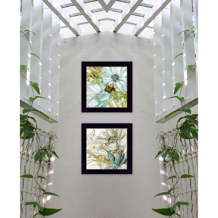 Red Barrel Studio® "Sea Glass" Framed Wall Art for Living Room, Bedroom